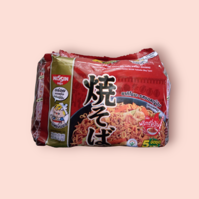 นิชชินยากิโซบะ 60กรัม(แพ็ค5ซอง)