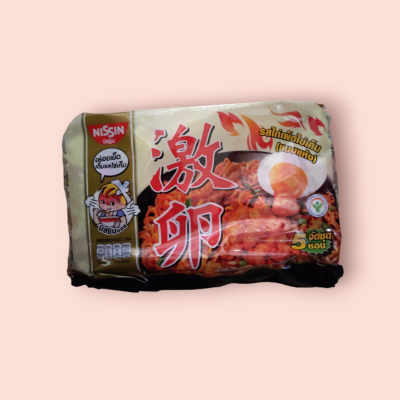 นิชชินไก่เผ็ดไข่เค็ม60กรัม(แพ็ค5ซอง)