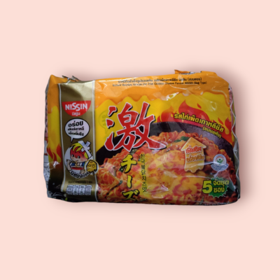 นิชชินไก่เผ็ดเกาหลีชีส60กรัม(แพ็ค5ซอง)