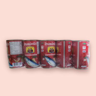 ปลากระป๋อง 3แม่ครัว155กรัม ฝาดึง (แพ็ค10)