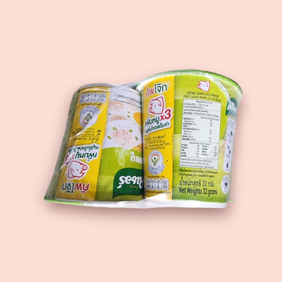 คัพโจ๊ก35กรัม หมู (แพ็ค6)