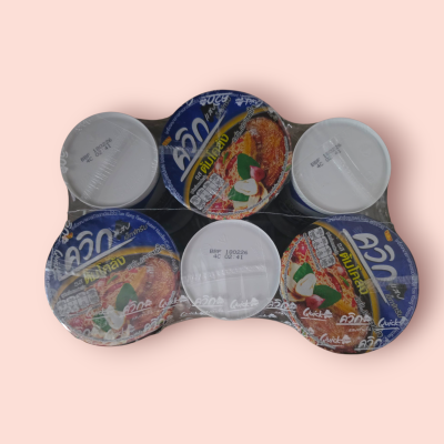 ไวไวคัพ รสต้มโคล้ง แพ็ค6ชิ้น