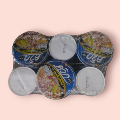 ไวไวคัพ รสหมูสับต้มยำ แพ็ค6ชิ้น