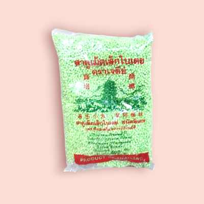 สาคูเม็ดเล็กใบเตย ตราเจดีย์ 400กรัม(ซอง)