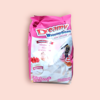 ดรีมมี่ วิปปิ้งครีม 500กรัม(ถุง)
