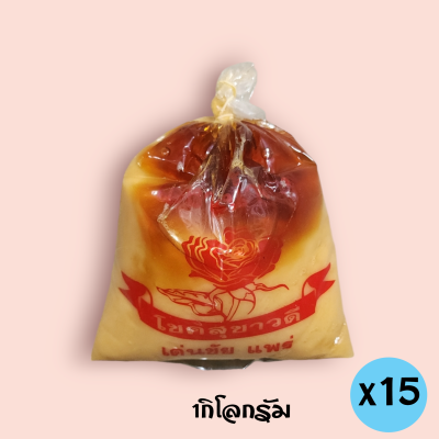 น้ำตาลปี๊บกุหลาบ 1000กรัม (ลัง15ถุง)