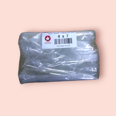 ถุงแก้ว OPP 4*7นิ้ว  1000กรัม(แพ็ค)