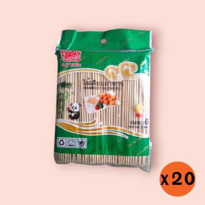 ไม้เสียบตราแพะ 6นิ้ว (ลัง20ห่อ)