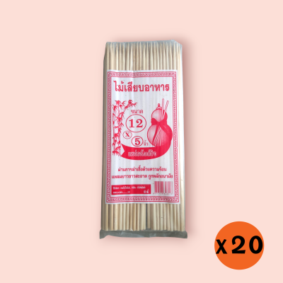 ไม้เสียบแพร่ธนัตถ์กิจ 5*12นิ้ว(ลัง20ห่อ)