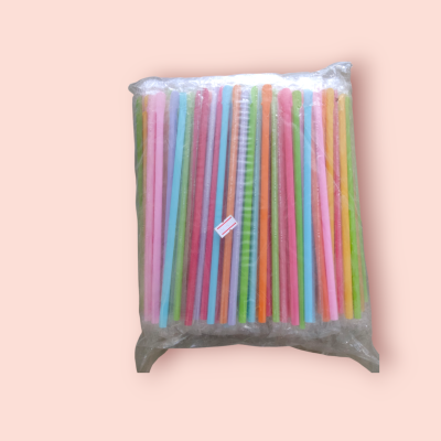 หลอดช้อนคละสี(250เส้น)