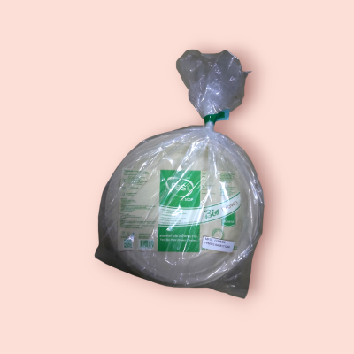 จานเฟสท์ ไบโอ สีน้ำตาล 7นิ้ว(50ใบ)