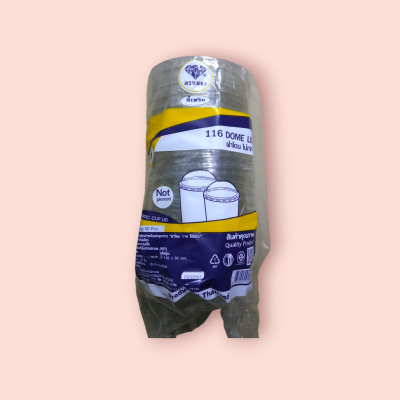 ฝาโดม 116  50ใบ    ไม่เจาะรู(ห่อ)