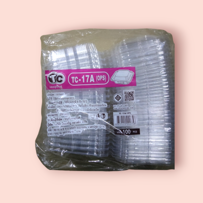 TC-17A ops  กล่องเบเกอรี่ 100ใบ(ห่อ)