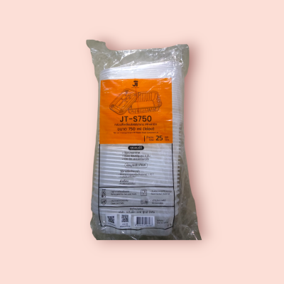 JT-S750 กล่อง1ช่อง 750มล 25ใบ(ห่อ)