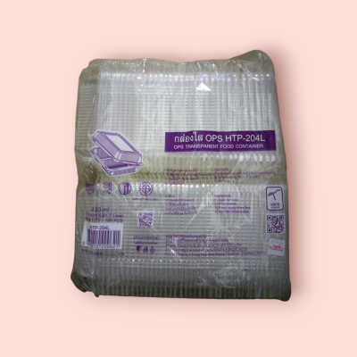 OPS HTP-204L กล่องใส 100ใบ(ห่อ)
