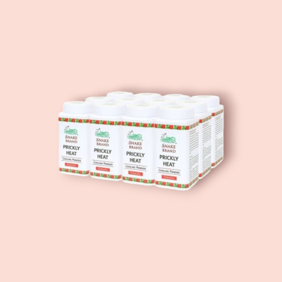 แป้งเย็นตรางู 50กรัม แดง (โหล)