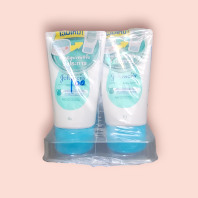 จอนสันเบบี้ครีม ฟ้า 50กรัม  (หลอด)