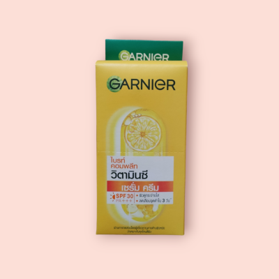 กานิเย่ ไบรท์คอมพลีท วิตามินซี เซรั่มครีม  20- (กล่อง6ซอง)