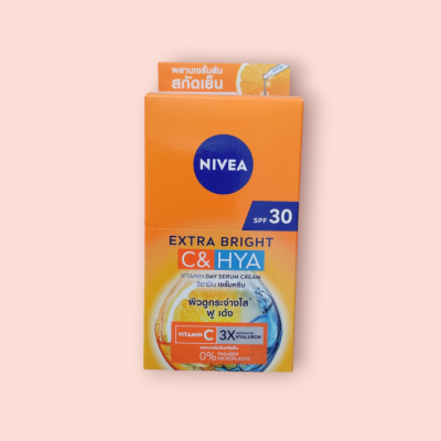 นีเวีย ผสมเซรั่มรสส้ม เอ๊กตร้าไบร์ ซี ไฮยา(กล่อง6ซอง)