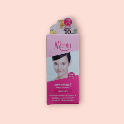 ดร.มนตรี เอ๊กตร้าไวท์บิวตี้ครีม 10บ (กล่อง6ซอง)
