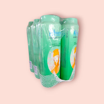 เภสัช 300กรัม แป้งเย็นปริ๊นเซสเขียว(แพ็ค6ชิ้น)