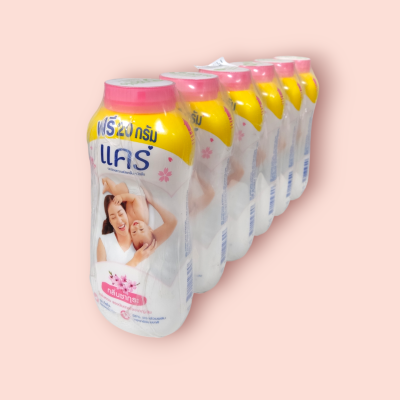 แป้งแคร์ 160กรัม ซากุระ(แพ็ค6กระป๋อง)