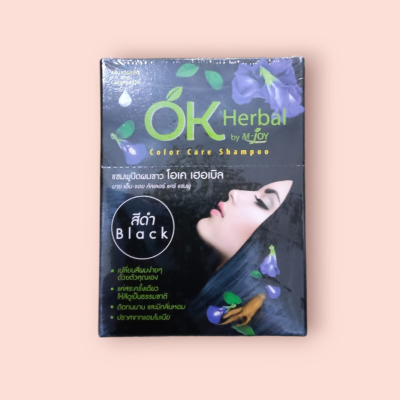 โอเค แชมพูย้อมผม สีดำ (โหล)
