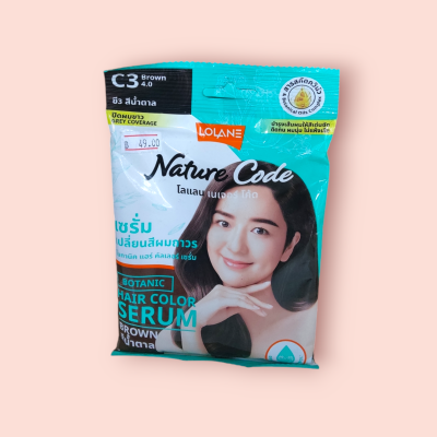 โลแลน เซรั่มเปลี่ยนสีผมถาวร C3 สีน้ำตาล (แพ็ค6ซอง)