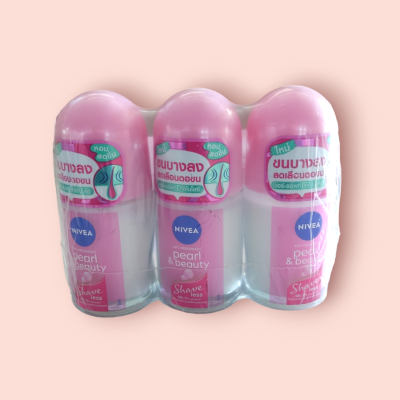 นีเวียร์ โรออน 25มล เพียวบิวตี้ เชฟเลส (แพ็ค3ขวด)