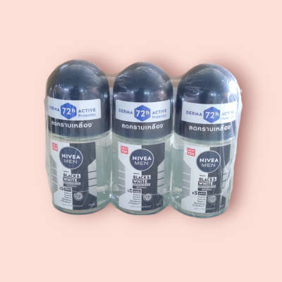 นีเวียร์เมน โรออน 25มล แบล็คไวท์(แพ็ค3ขวด)