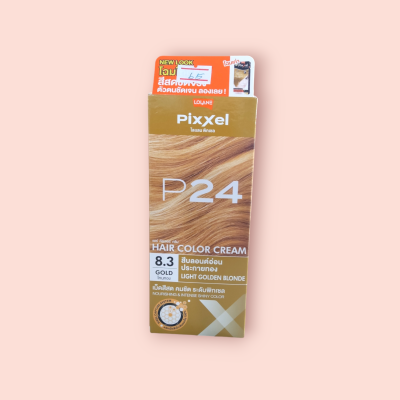 โลแลน ครีมย้อมผม  P24 สีบลอนอ่อนประกายทอง(ชิ้น)