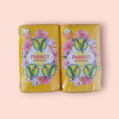 สบู่นกแก้ว 70กรัม เหลืองมะลิ(แพ็ค4ชิ้น)