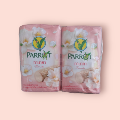 สบู่นกแก้ว 70 กรัม ทานาคา(แพ็ค4ชิ้น)