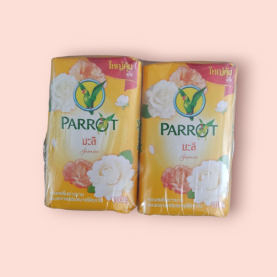 สบู่นกแก้ว 105กรัม มะลิ(แพ็ค4ก้อน)