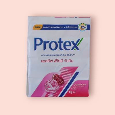 สบู่โพเทค 60กรัม พีโอนี(แพ็ค4ก้อน)