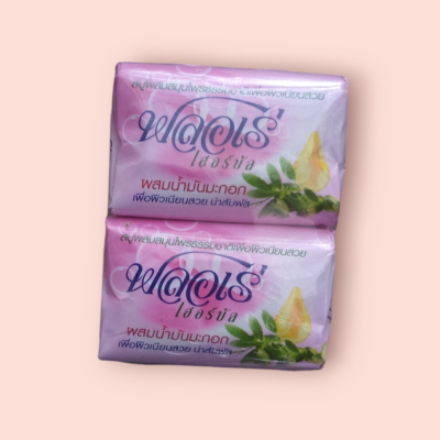 สบู่ฟลอเร่ 10บาท น้ำมันมะกอก(แพ็ค4ก้อน )