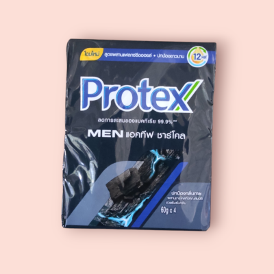 สบู่โพเทคเมน 60กรัม ชาโคล(แพ็ค4ก้อน )