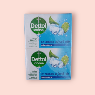 สบู่เดทตอล 100กรัม ไอซี่(แพ็ค4ก้อน )