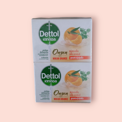 สบู่เดทตอล 100กรัม มิคัง ออเรนซ์(แพ็ค4ก้อน)