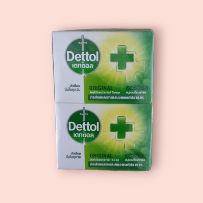 สบู่เดทตอล 100กรัม เขียวออริจินัล(แพ็ค4ก้อน)