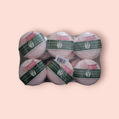 สบู่สมุนไพรกุหลาบ170กรัม(แพ็ค6ก้อน)