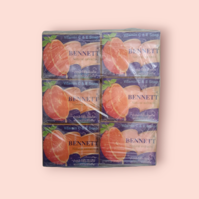 สบู่เบทเนท 130กรัม ส้มวิตามิน(แพ็ค12ก้อน)