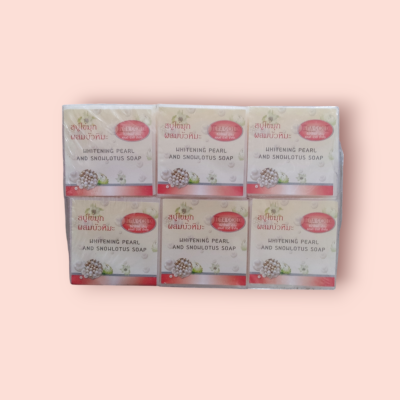 สบู่ 10บาท ไข่มุกผสมบัวหิมะ โหล