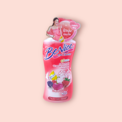 สบู่เหลว บีไนซ์ 450มล แดง (ขวด)