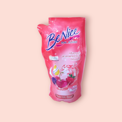 สบู่เหลว บีไนซ์ถุงเติม 400มล แพ็ค3ซอง แดง