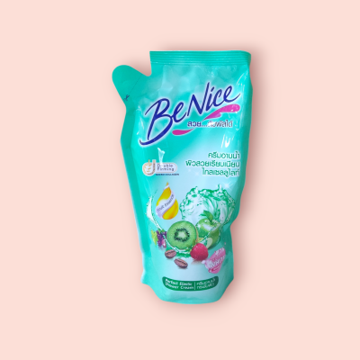 สบู่เหลว บีไนซ์ถุงเติม 400มล แพ็ค3ซอง เขียว