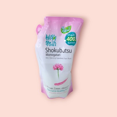 สบู่เหลว โชกุบุตสึ 400มล ชมพู  (ถุง)