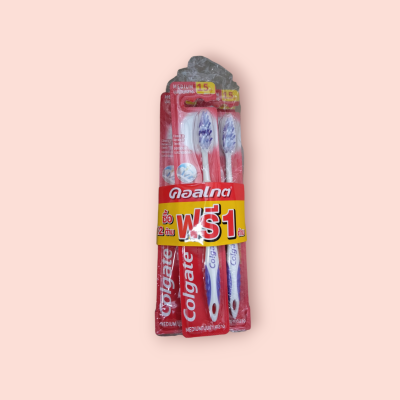 แปรงฟัน คอลเกต มีเดี้ยม 15บาท (โหล)