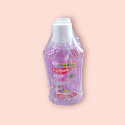 น้ำยาบ้วนปากคอลเกต 100มล แพ็ค3ขวด ม่วง