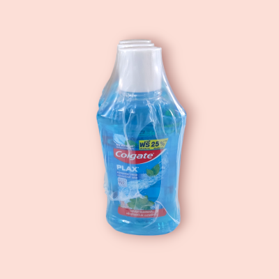 น้ำยาบ้วนปากคอลเกต 100มล แพ็ค3ขวด  ฟ้า